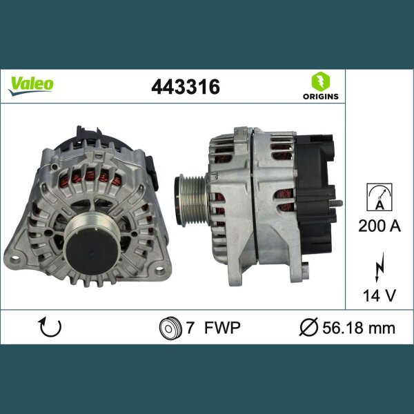 VALEO 443316 Generator