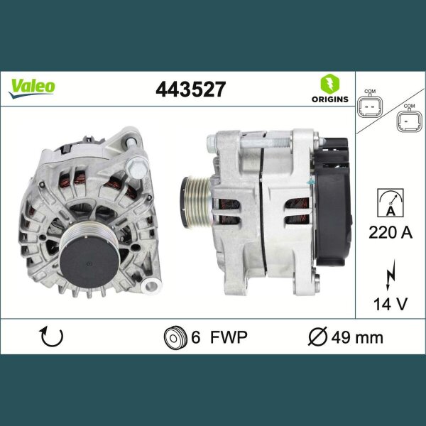 VALEO 443527 Generator