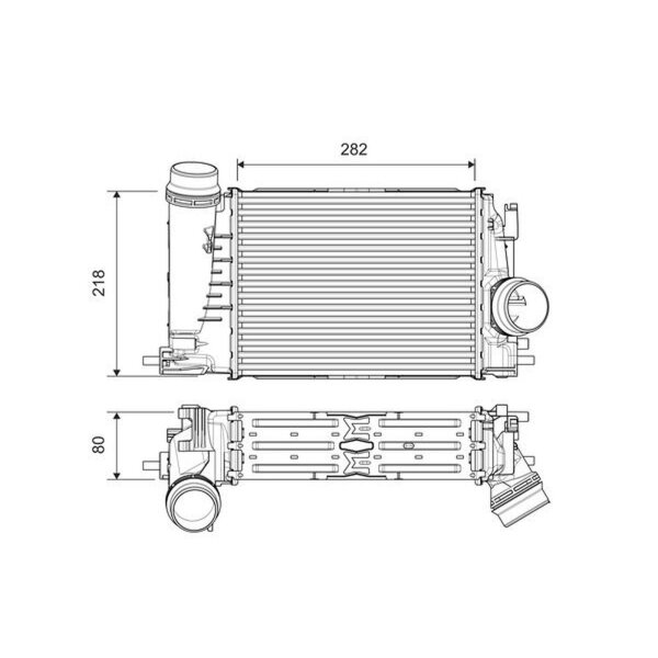 VALEO 818316 Ladeluftkühler