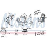 NISSENS 93422 Lader, Aufladung