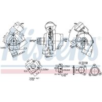 NISSENS 93497 Lader, Aufladung