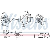 NISSENS 93528 Lader, Aufladung