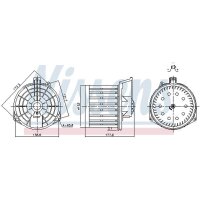 NISSENS 87549 Innenraumgebläse