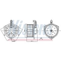 NISSENS 87550 Innenraumgebläse