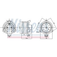 NISSENS 87787 Innenraumgebläse