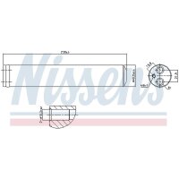 NISSENS 95801 Trockner, Klimaanlage