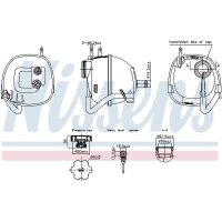NISSENS 996222 Ausgleichsbehälter, Kühlmittel