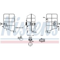 NISSENS 996254 Ausgleichsbehälter, Kühlmittel