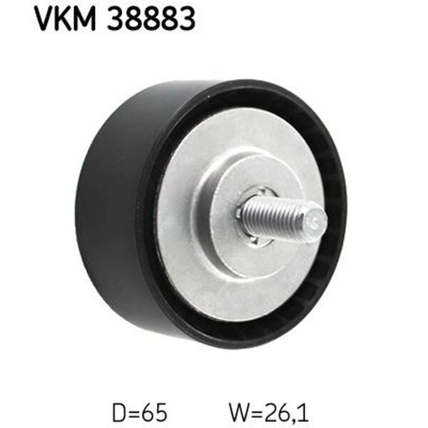 SKF VKM 38883 Umlenk-/Führungsrolle, Keilrippenriemen