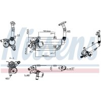 NISSENS 989275 Kühler, Abgasrückführung