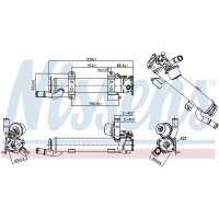 NISSENS 989277 Kühler, Abgasrückführung