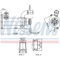 NISSENS 989278 Kühler, Abgasrückführung