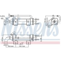 NISSENS 989435 Kühler, Abgasrückführung