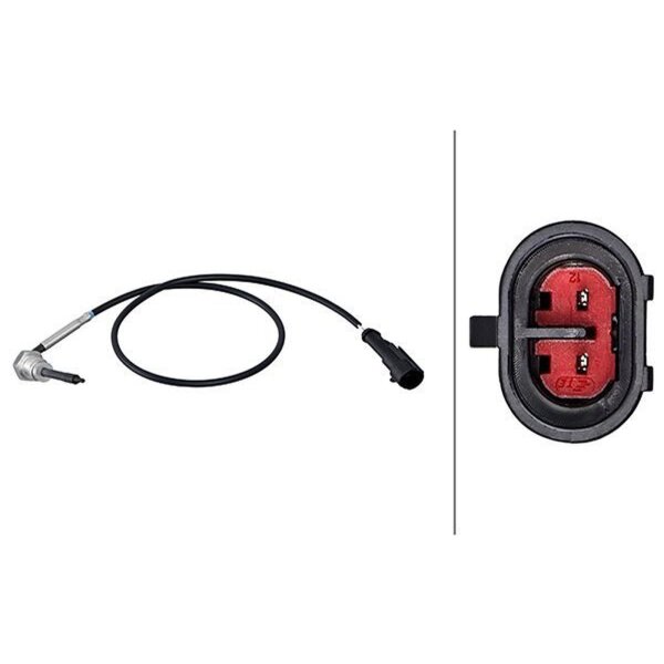HELLA 6PT 358 181-791 Sensor, Abgastemperatur