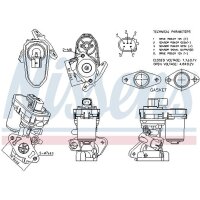 NISSENS 98151 AGR-Ventil