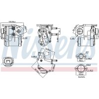 NISSENS 98236 AGR-Ventil