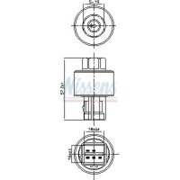 NISSENS 301127 Druckschalter, Klimaanlage