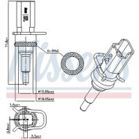 NISSENS 207018 Sensor, Kühlmitteltemperatur