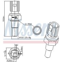 NISSENS 207071 Sensor, Kühlmitteltemperatur