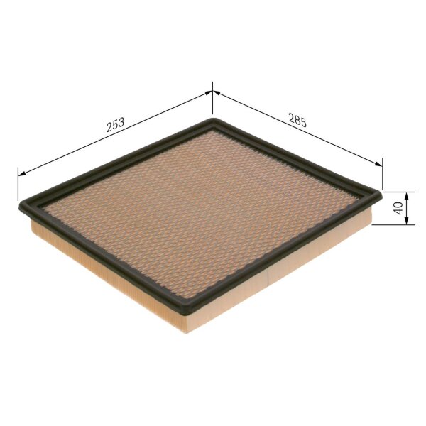 BOSCH F 026 400 500 Luftfilter