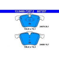 ATE 13.0460-7357.2 Bremsbelagsatz, Scheibenbremse