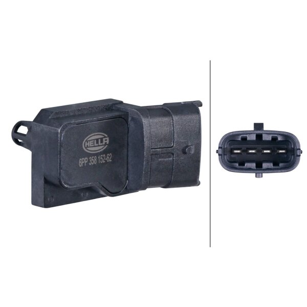 HELLA 6PP 358 152-621 Sensor, Ladedruck