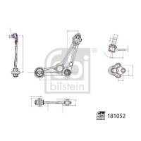 FEBI BILSTEIN 181052 Lenker, Radaufhängung