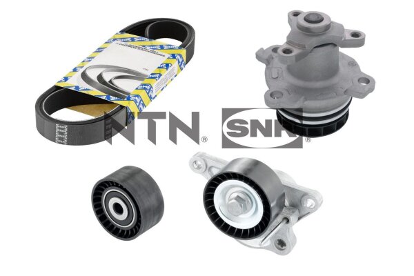 SNR KAP855.180 Wasserpumpe + Keilrippenriemensatz