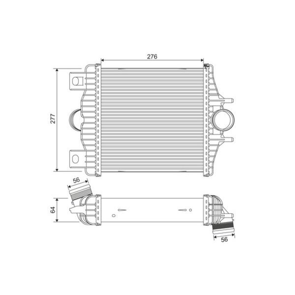 VALEO 818384 Ladeluftkühler