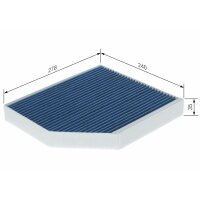 BOSCH 0 986 628 622 Filter, Innenraumluft