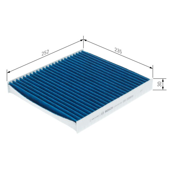 BOSCH 0 986 628 630 Filter, Innenraumluft