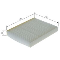 BOSCH 1 987 435 139 Filter, Innenraumluft