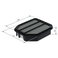 BOSCH F 026 400 711 Luftfilter