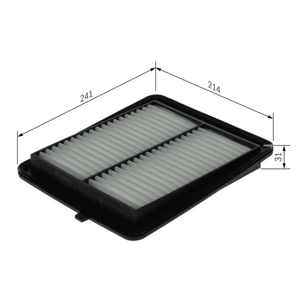 BOSCH F 026 400 723 Luftfilter