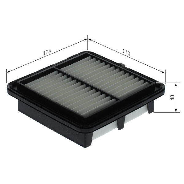 BOSCH F 026 400 729 Luftfilter