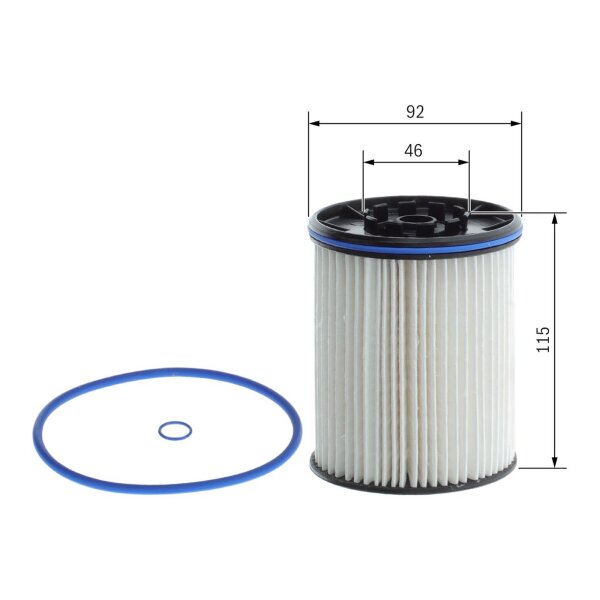 BOSCH F 026 402 287 Kraftstofffilter