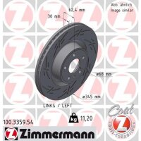 ZIMMERMANN 100.3359.54 Bremsscheibe