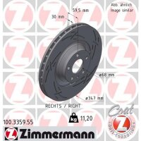 ZIMMERMANN 100.3359.55 Bremsscheibe