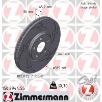ZIMMERMANN 150.2944.55 Bremsscheibe