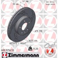 ZIMMERMANN 600.3256.55 Bremsscheibe