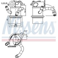 NISSENS 989315 Kühler, Abgasrückführung