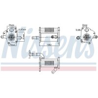 NISSENS 989446 Kühler, Abgasrückführung