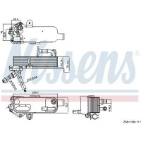 NISSENS 91298 Ölkühler, Automatikgetriebe