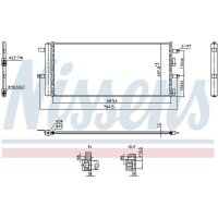 NISSENS 940899 Kondensator, Klimaanlage