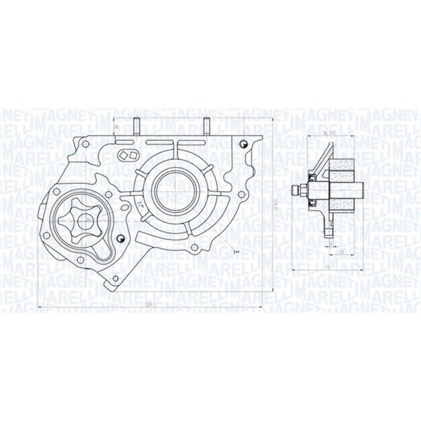 MAGNETI MARELLI 351516000003 Ölpumpe