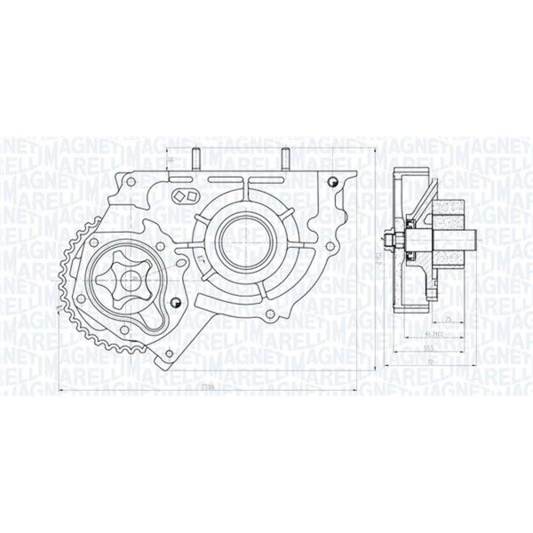 MAGNETI MARELLI 351516000004 Ölpumpe
