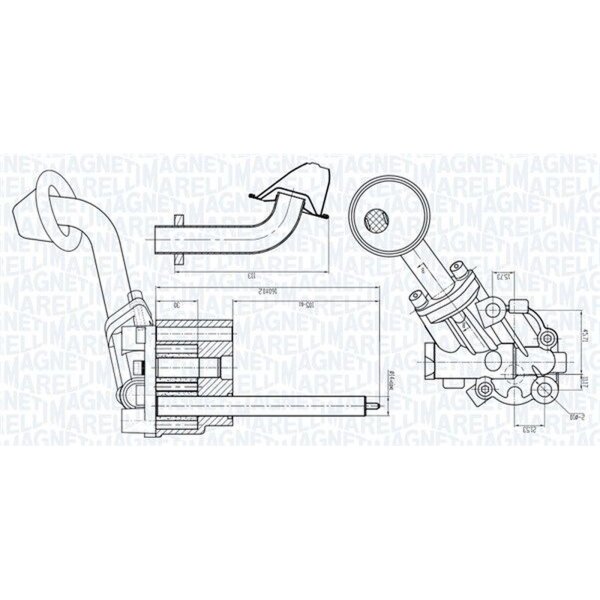 MAGNETI MARELLI 351516000005 Ölpumpe