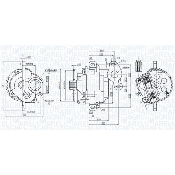 MAGNETI MARELLI 351516000011 Ölpumpe