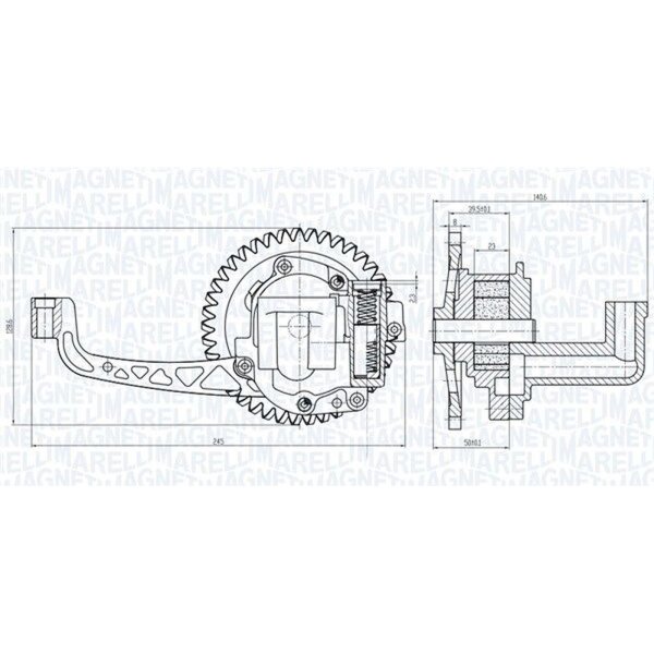 MAGNETI MARELLI 351516000015 Ölpumpe