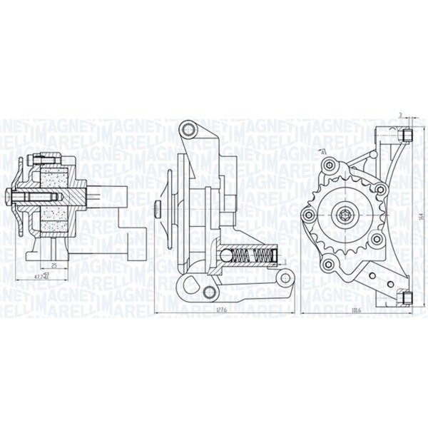 MAGNETI MARELLI 351516000029 Ölpumpe